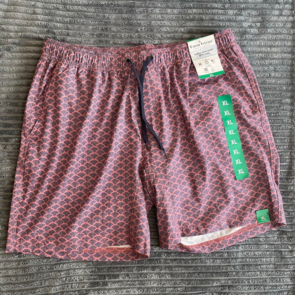 Tailor Vintage Hybrid Swim Shorts Mens XL Connecticut Originals NWT Lined
